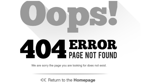 Broken website on screen
